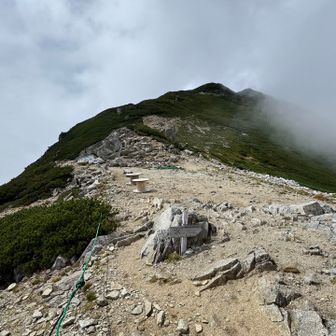 下山します
ガスがぁ…