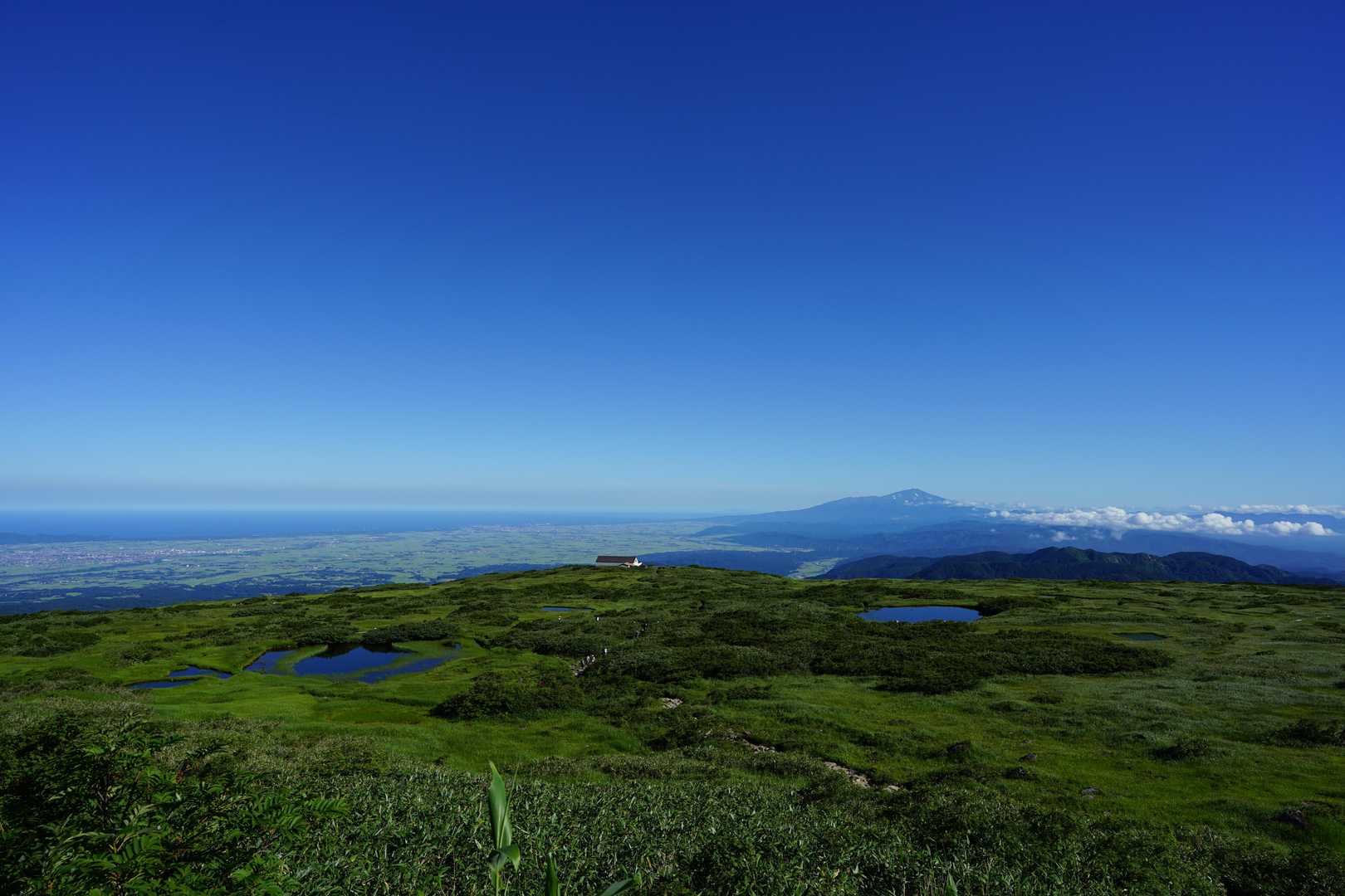 鳥海山がくっきり過ぎて何度も振り返ってしまいます🤭