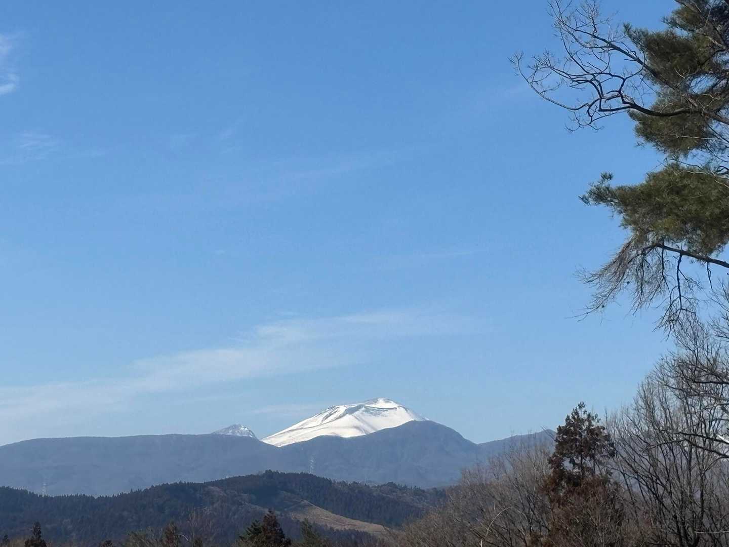 浅間山。