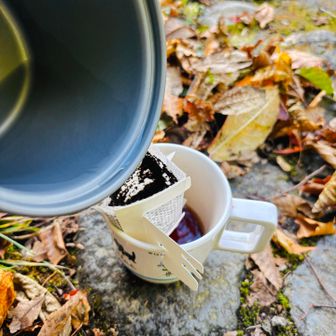 食後のコーヒー。