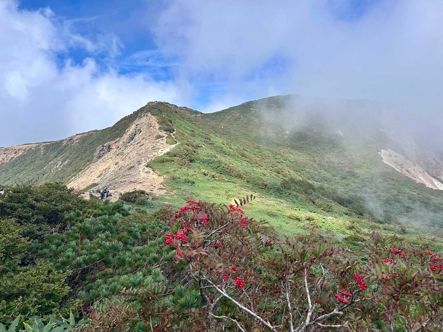 峠の茶屋登山口-朝日岳-隠居倉 周回コースの写真