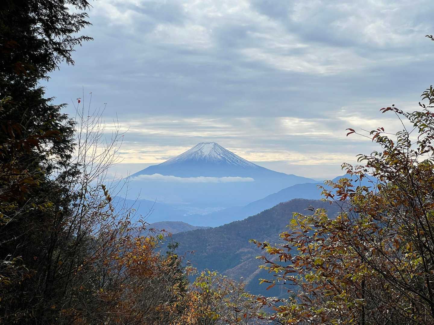 鶴峠-奈良倉山-牛ノ寝・大菩薩峠登山口-松姫峠-鶴寝山 往復コースの写真