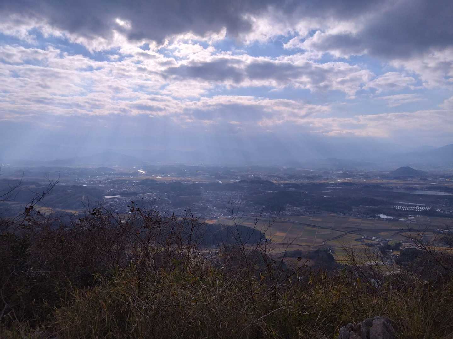 関の山頂上の景色