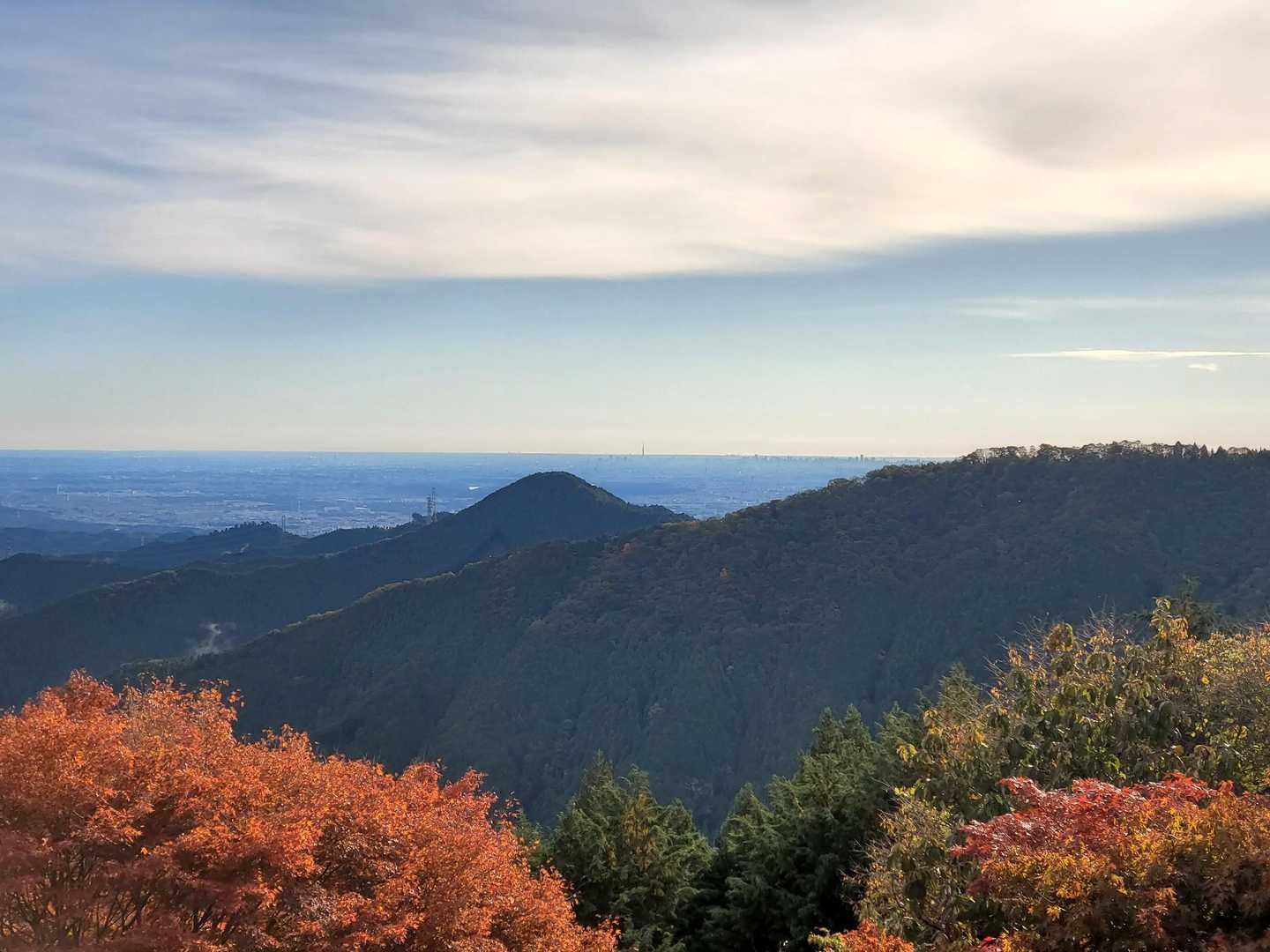 展望スポットからの眺め✨️✨️✨️
関東平野！スカイツリー！
地平線を見るとテンション上がるのは、長野県民あるある🤣？