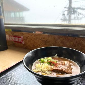 名物のカレーうどん
染みた〜