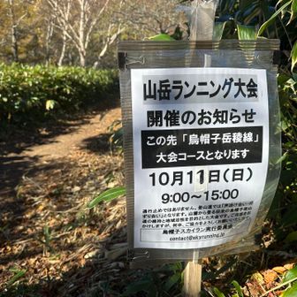 そう言えば先週🏃トレラン大会やってたンだっけ🙄