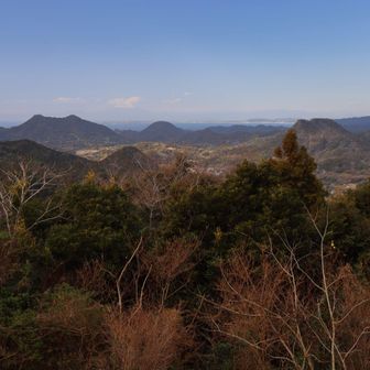 御殿山山頂より。