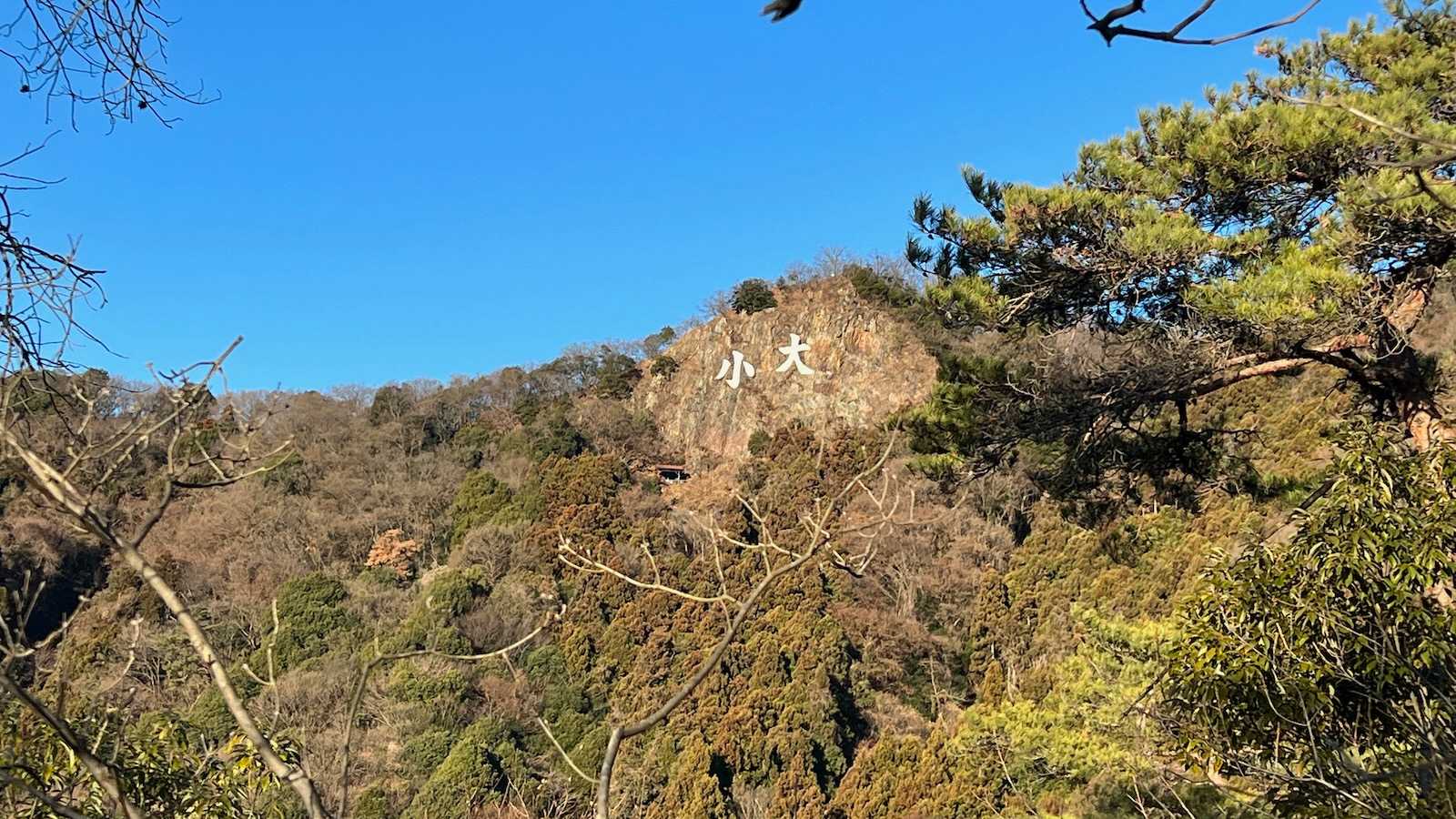 大小の文字が段々大きくなった。