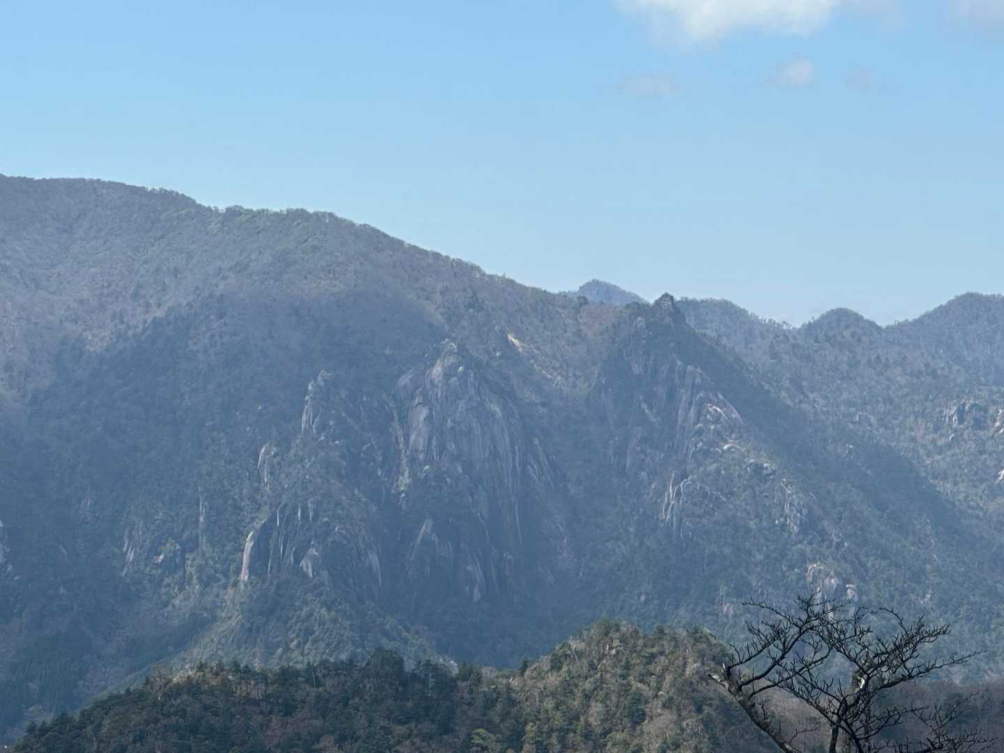 大崩山。この景色が見てみたかった。