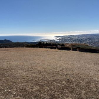笛吹段公園到着　展望が素晴らしい