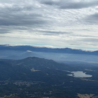 斑尾山を見て
志賀の方は滝雲☁️