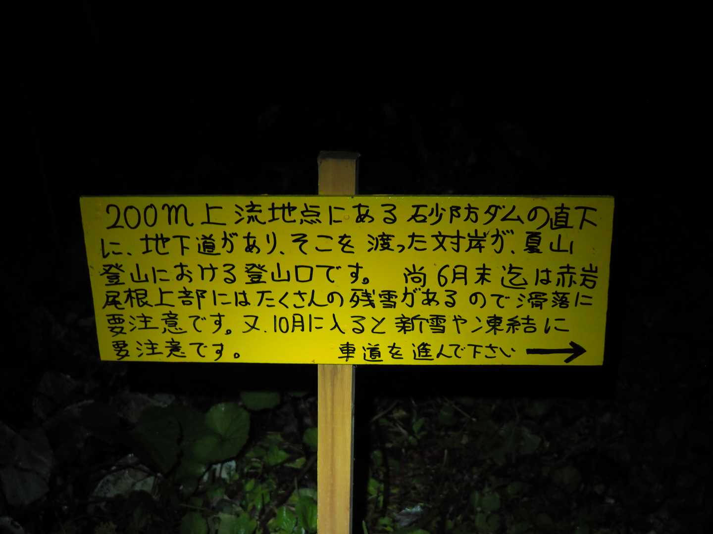 こんな感じで要所要所に看板があるので迷わず進めると思います。