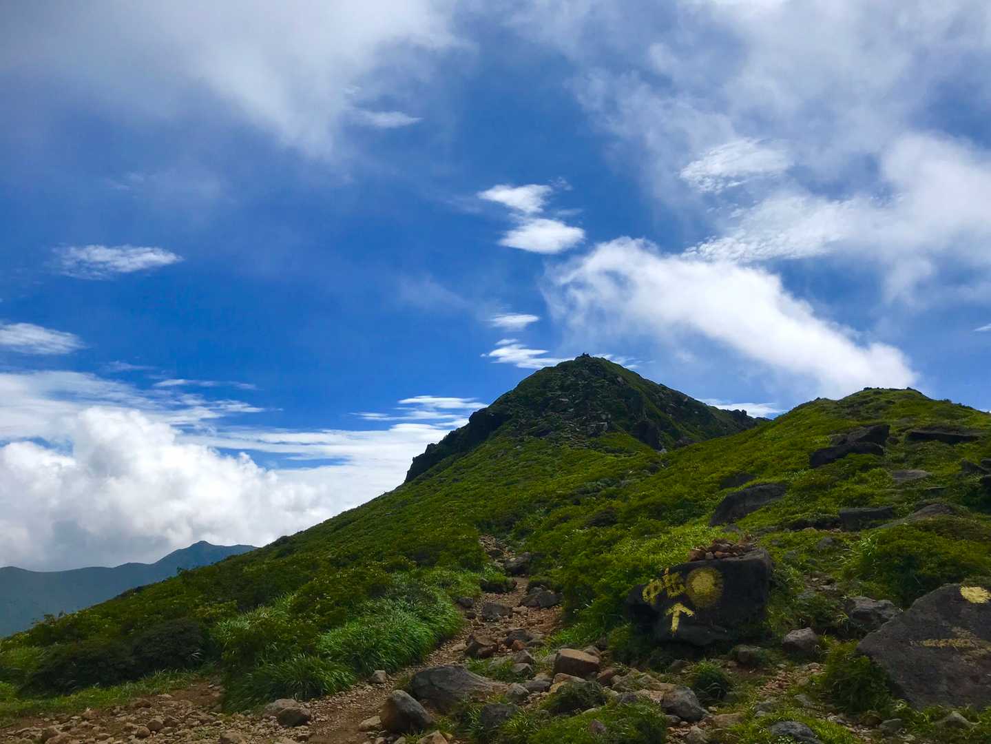 九重連山（中岳）の写真