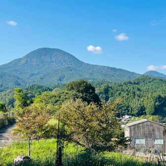 大洞山が聳える。