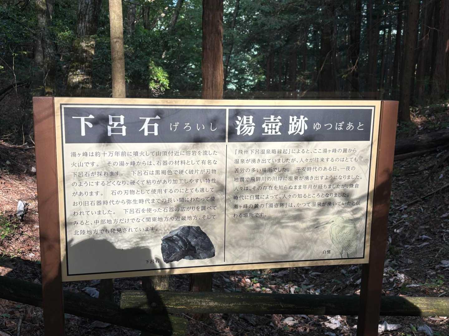 湯ヶ峰 往復コースの写真