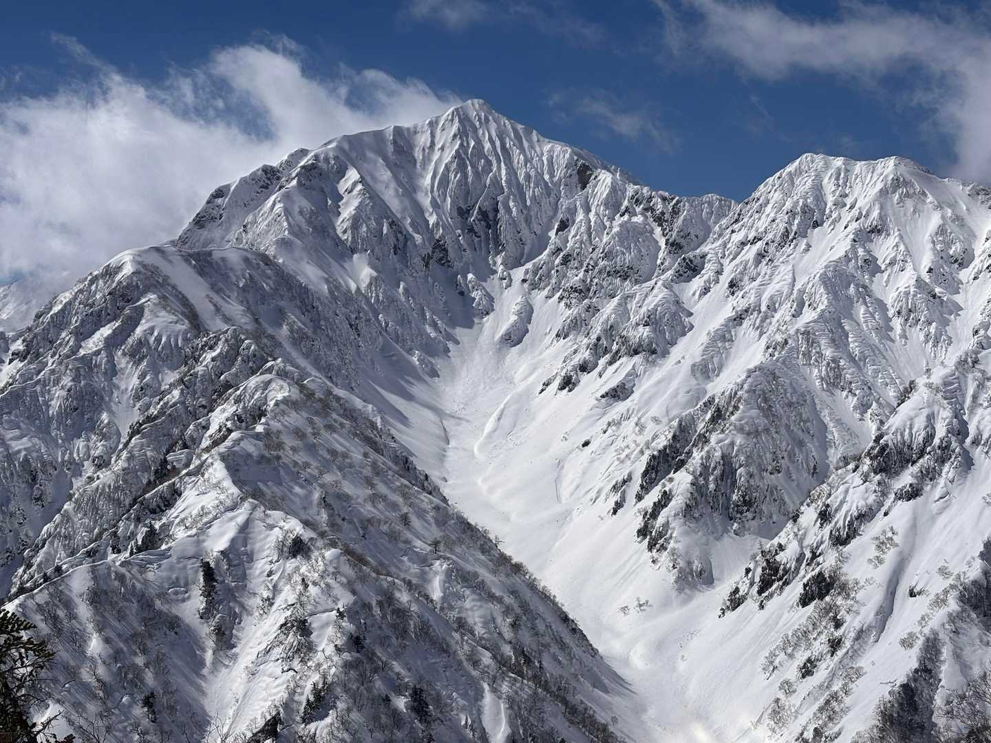 おー鹿島槍ヶ岳！
大迫力！