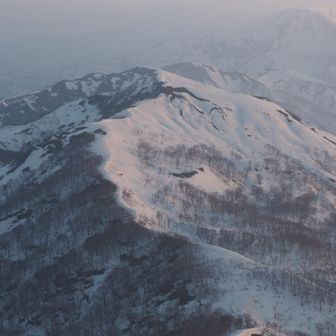 薙刀山と白山方面