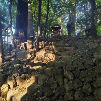 高田富士の山頂表記はここ