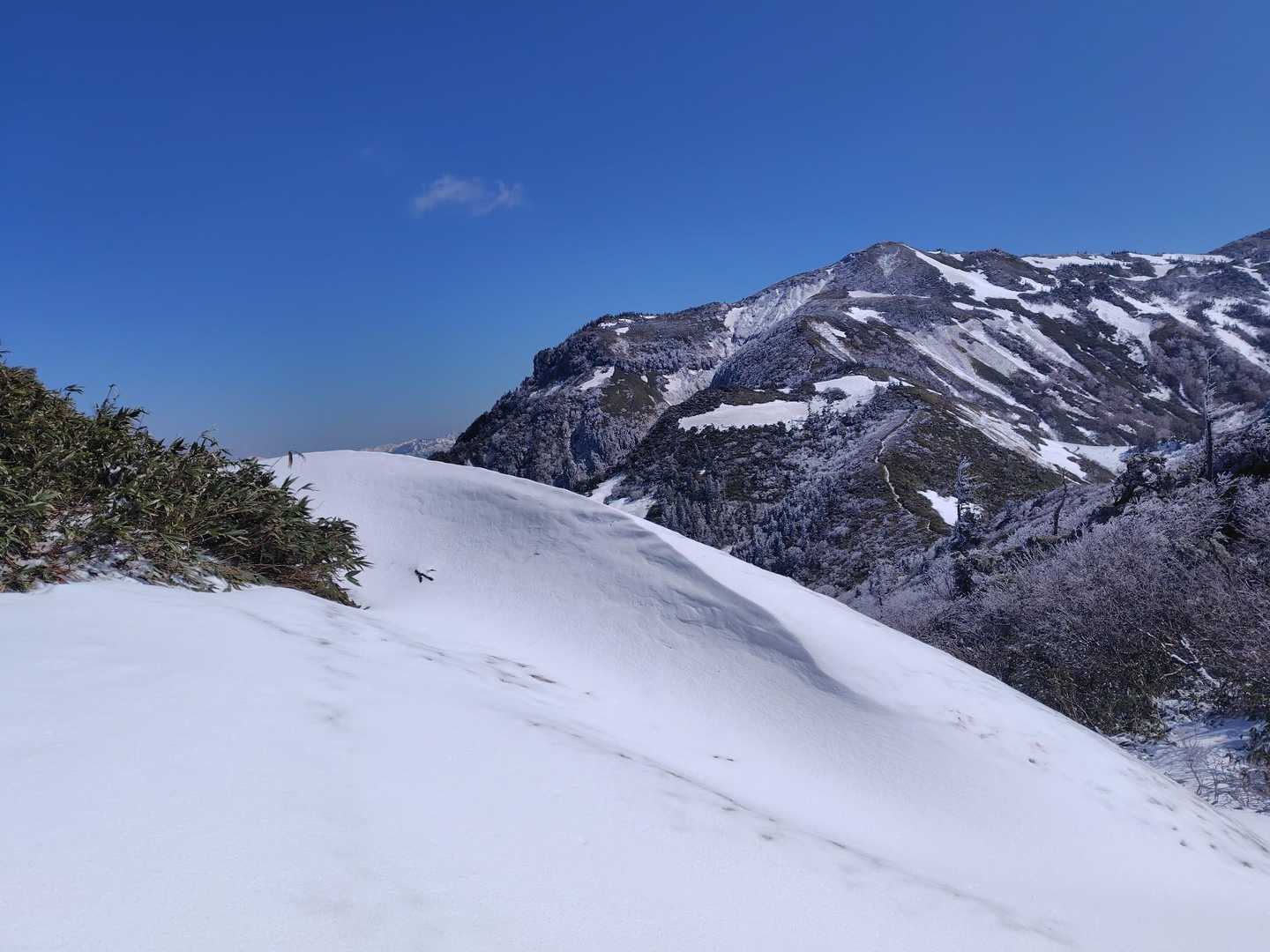 高手山-西峰-剣ヶ峰山-武尊山 往復コースの写真