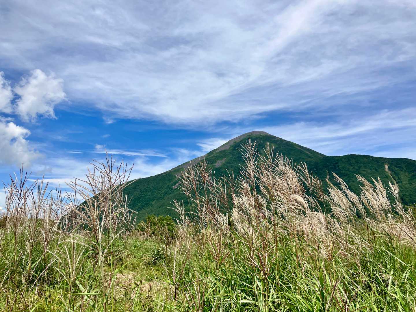 ほぼ全コース、蓼科山が見える。