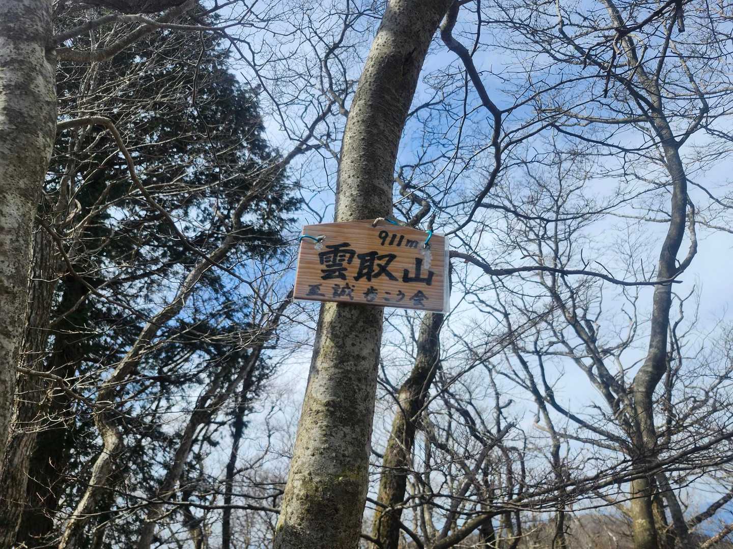 今日のメイン関西百名山雲取山😃