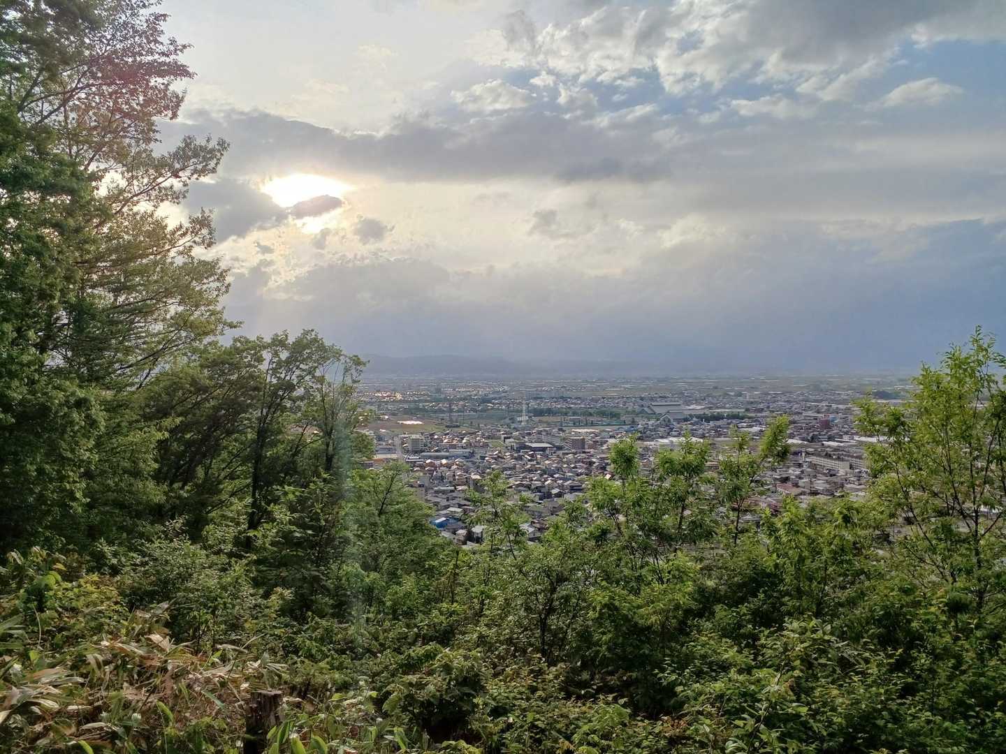 野伏山頂上からの眺め