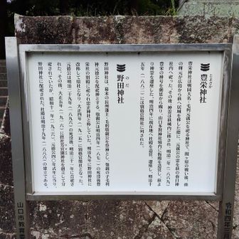 同じ場所に３つの神社⛩️があります。
豊栄神社、野田神社、今八幡宮。🤔