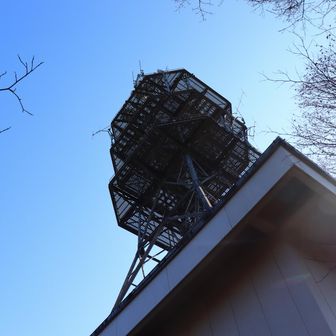 巨大電波塔でした。