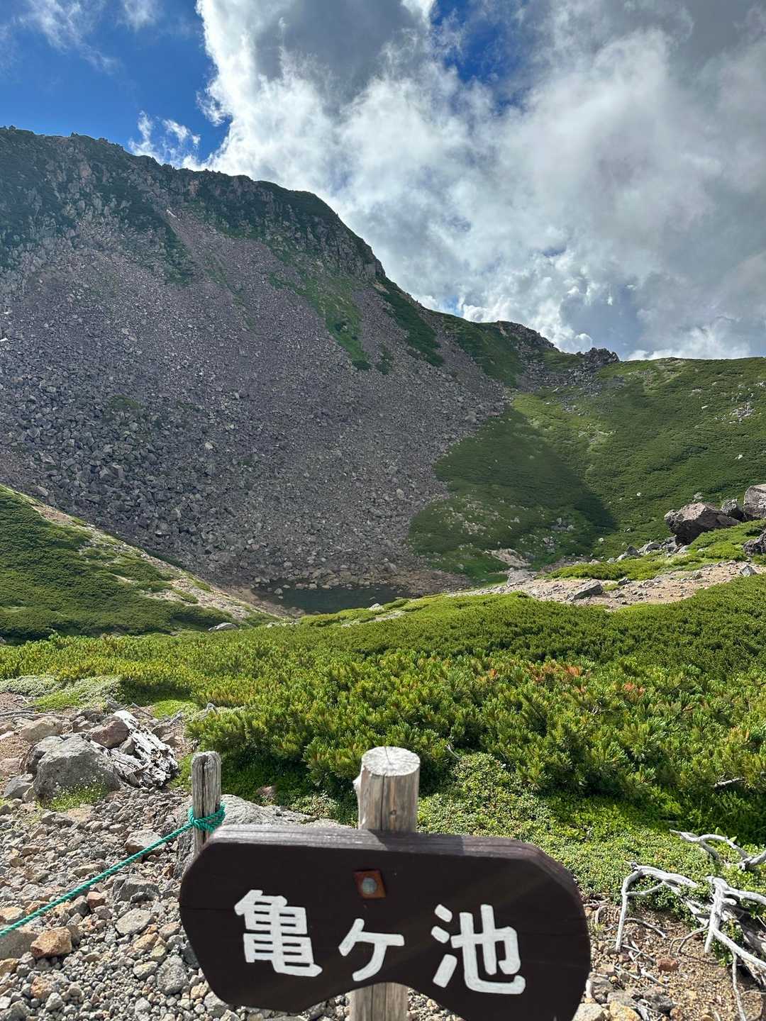 乗鞍山頂バス停-大黒岳 周回コースの写真