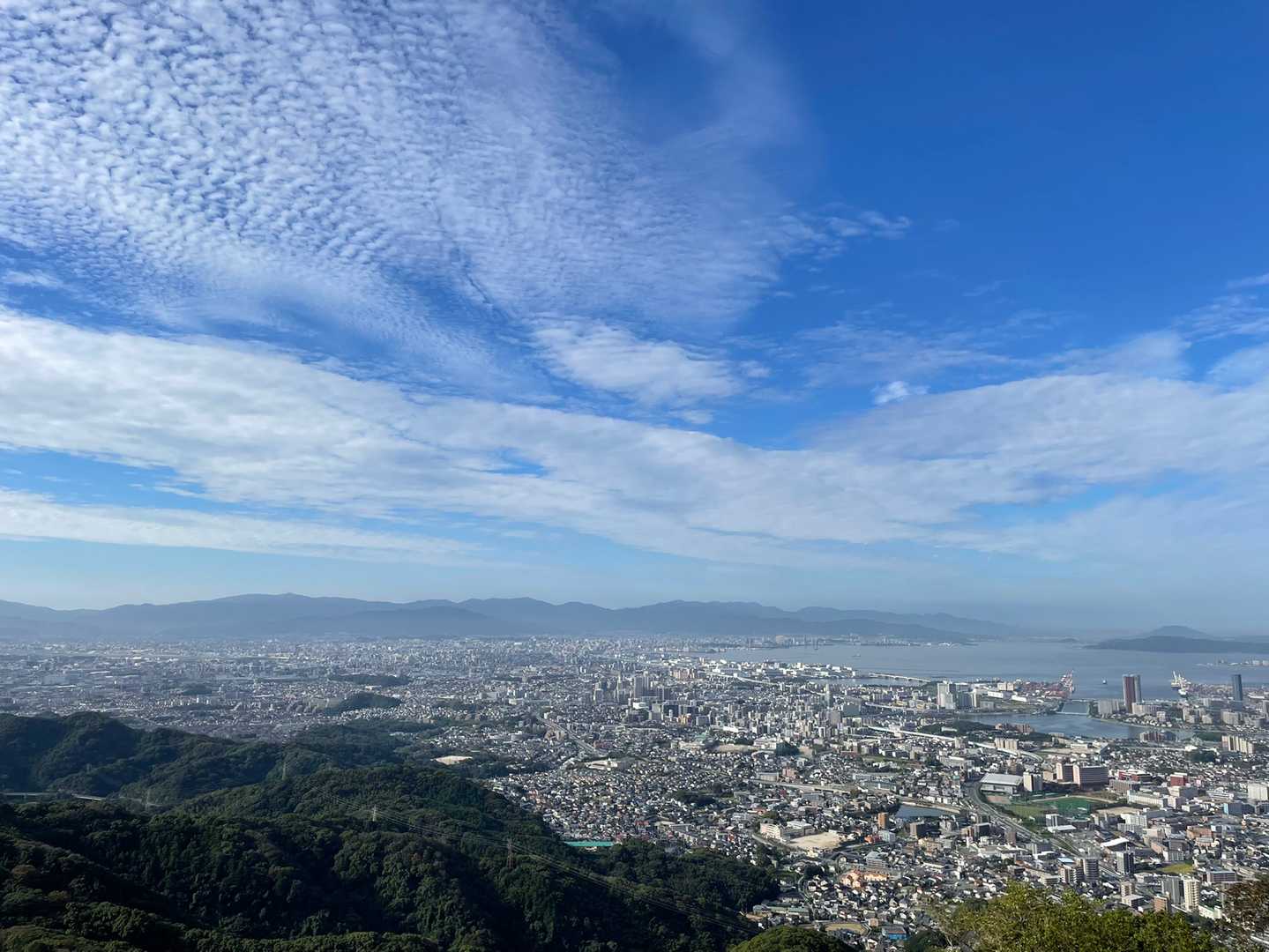 福岡市内一望ですね(^^♪