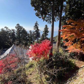 長命寺境内から。