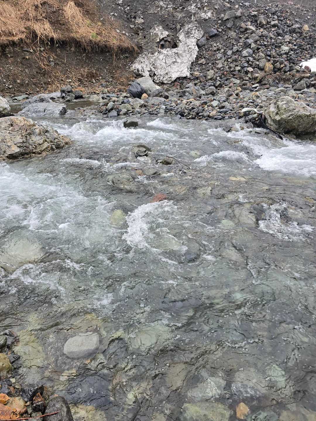 難関の渡渉ポイントまで来ました