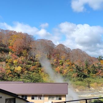 後生掛温泉の建物のあたり…
温泉にも早く入れるようになるといいなぁ〜♨️