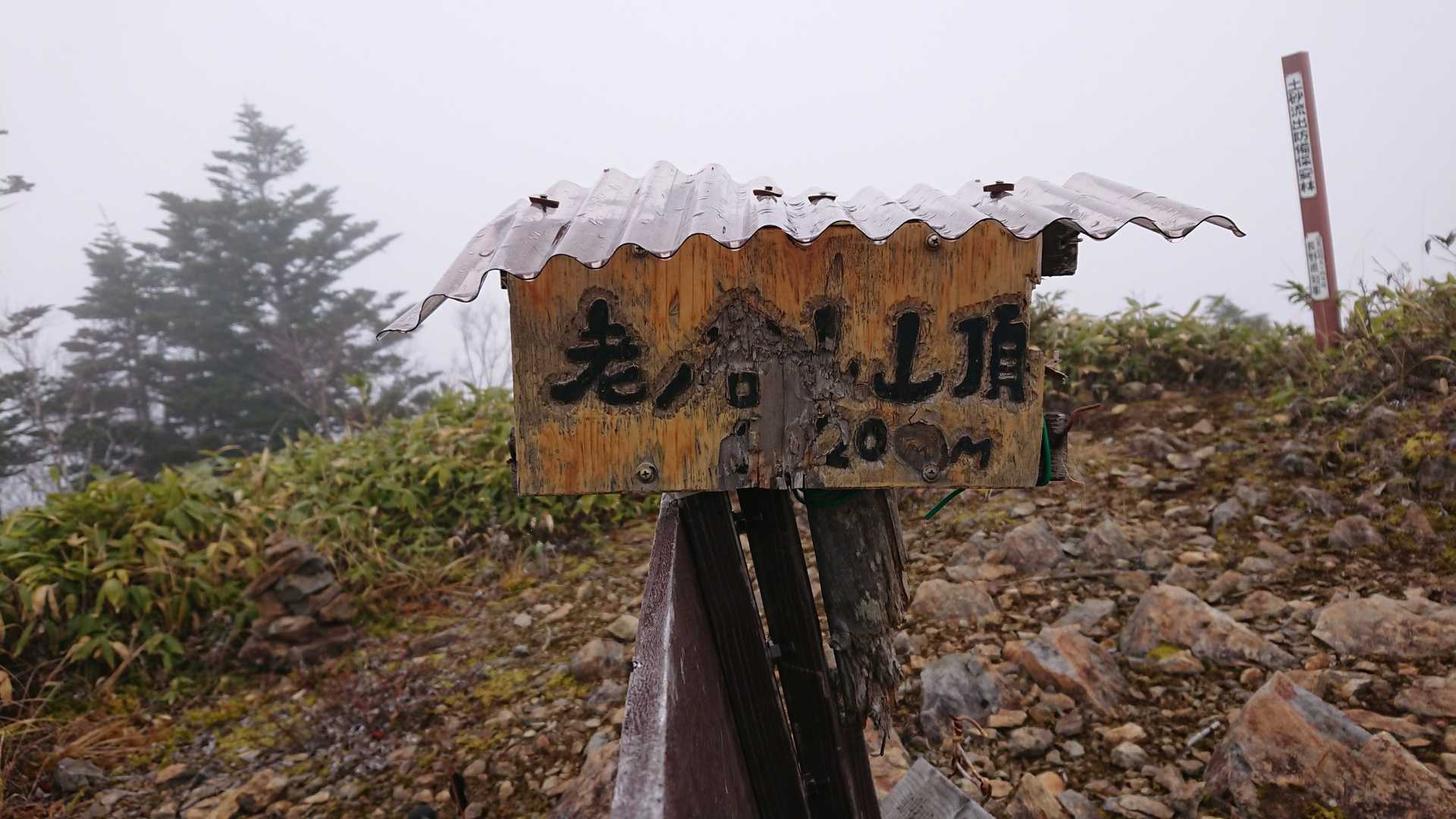 こんな山名板も
