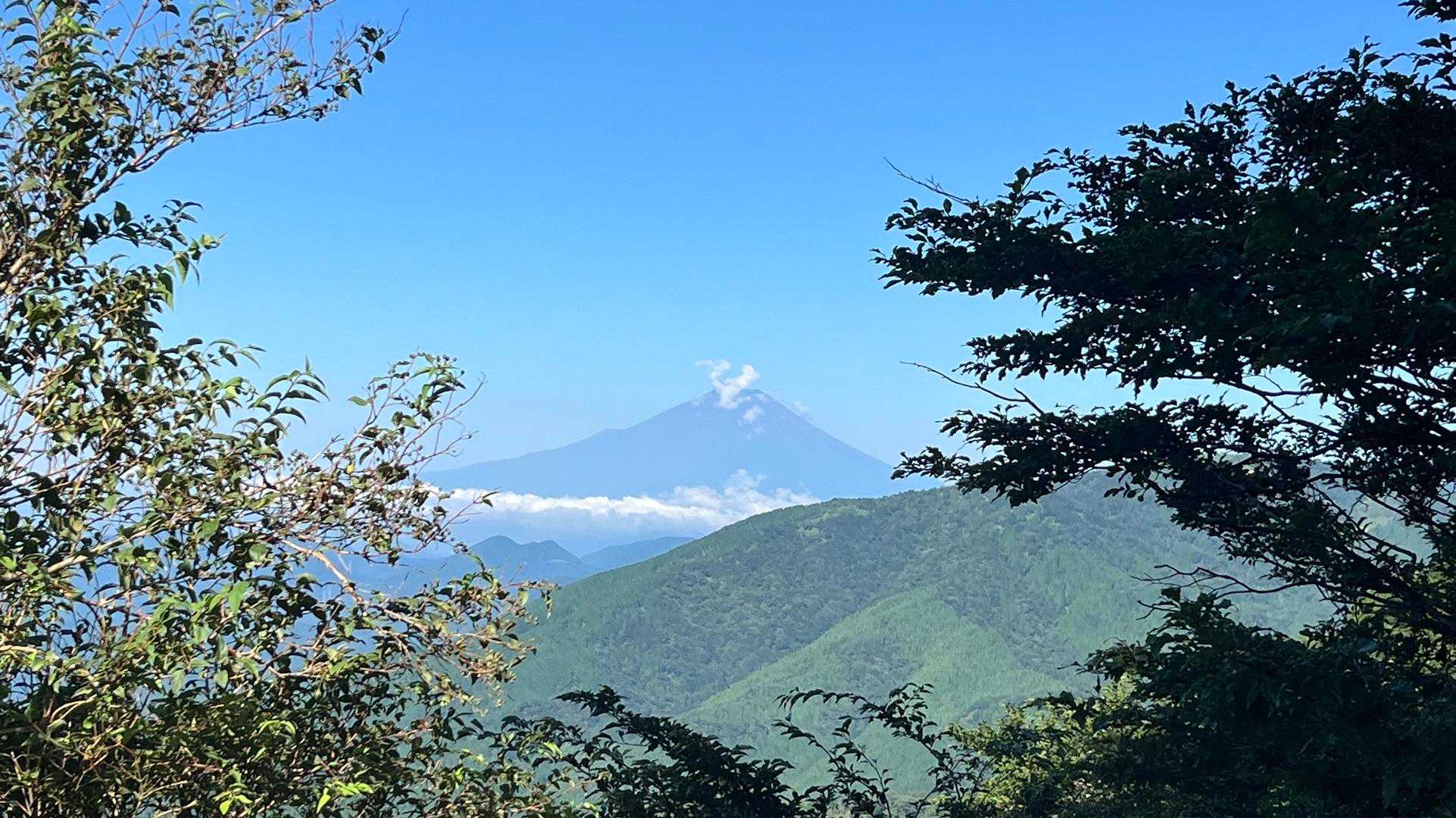 富士山の写りは少し微妙…