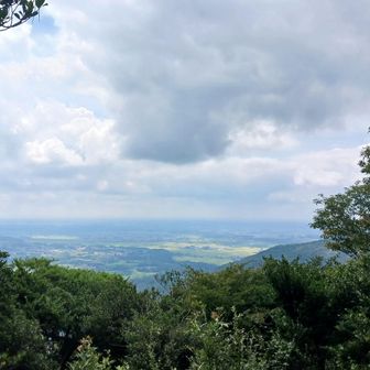 鬼越山頂上