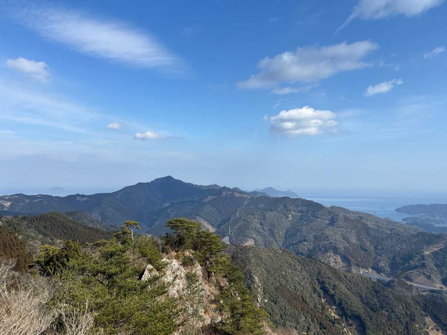 尺間山 往復コースの写真