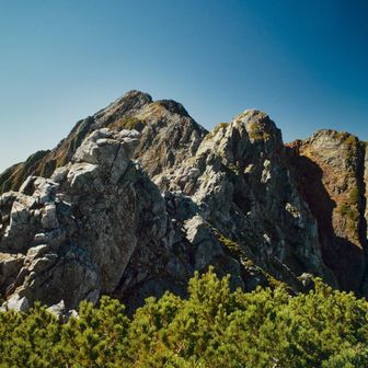 長次郎の頭と剱岳