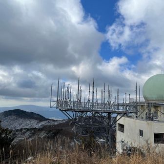 歩いて来た、縦走路とメロン🍈ドーム