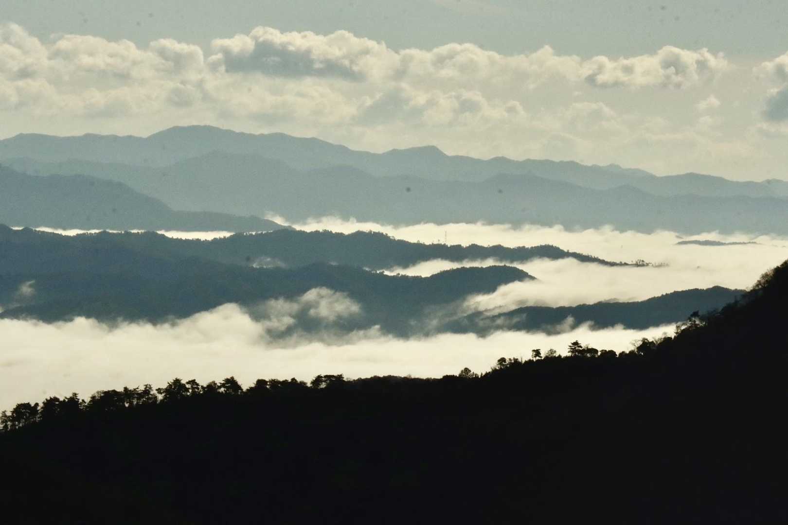 
いきなり駐車場から雲海です


