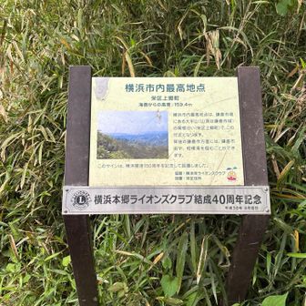 横浜市内最高地点