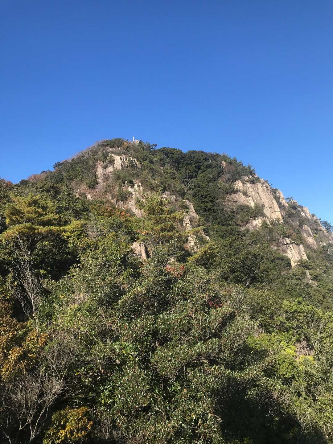 天徳寺コース入口-石船山-右田ヶ岳-塔之岡登山口-塚原登山 周回コースの写真