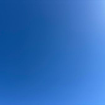見上げたら青