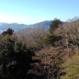 謙信平展望台あたりから