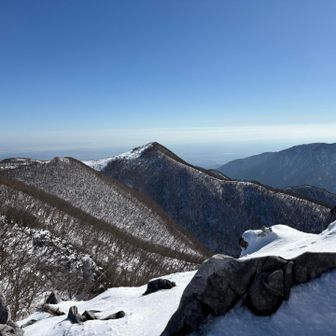 天狗岩から藤原岳