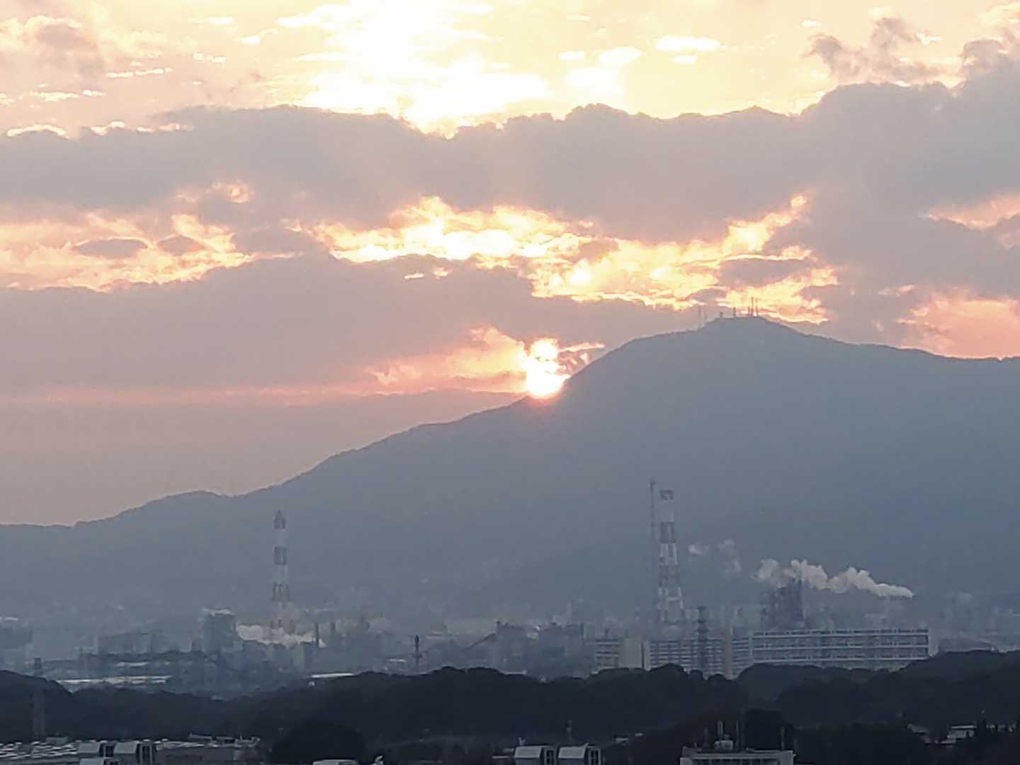 やっと🌄出ました😄