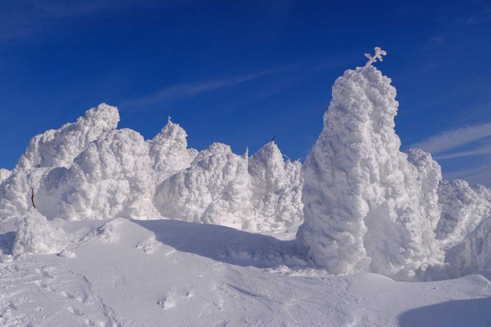 刈田岳-仙人沢コース登山口-蔵王ライザワールド 縦走コースの写真