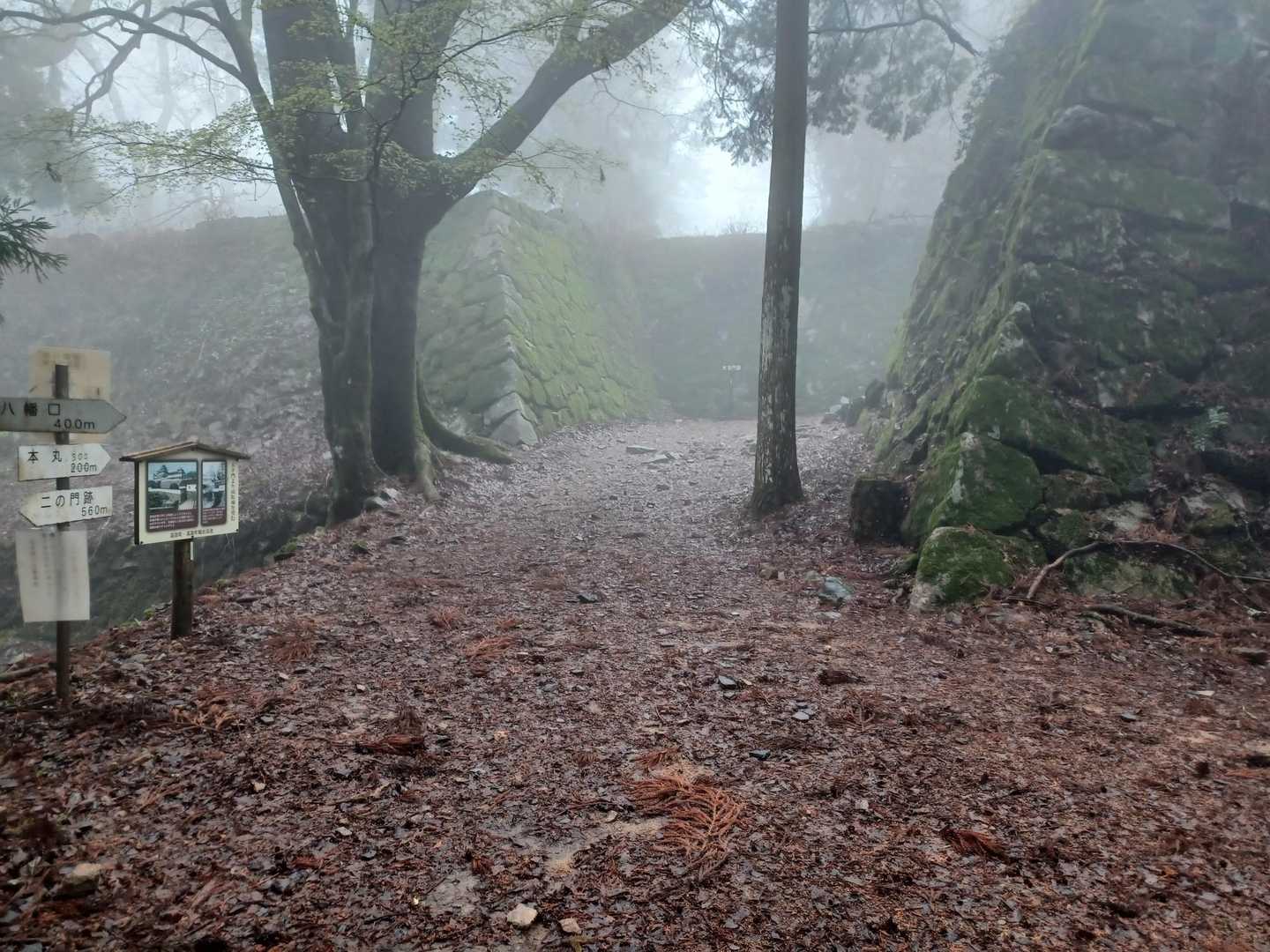 談山神社バス停-竜在峠-城ヶ峰-滝畑-芋ヶ峠-高取山-壺阪 縦走コースの写真