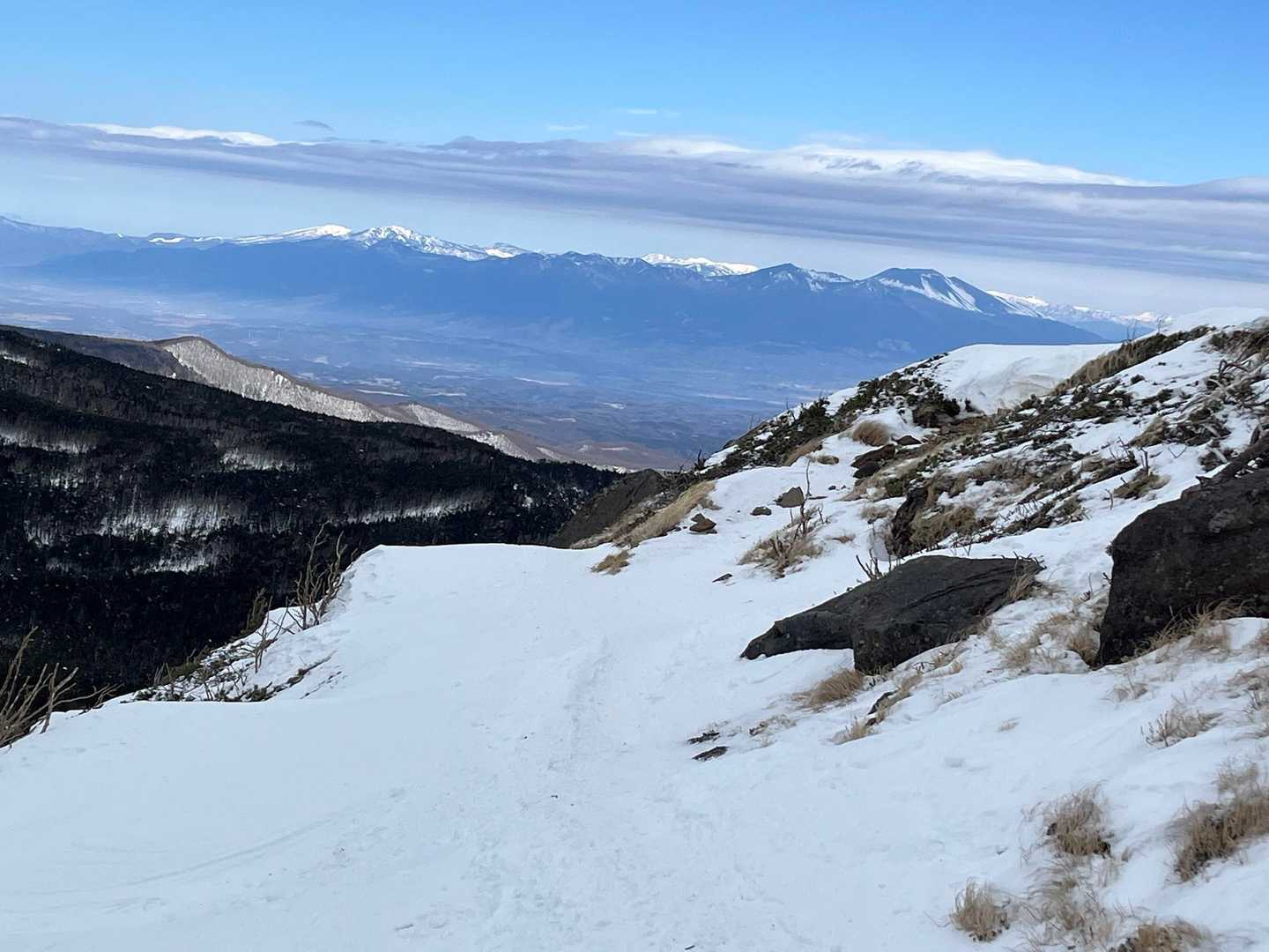 中山峠-東天狗岳 往復コースの写真