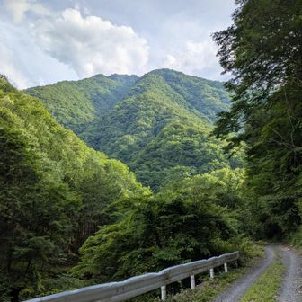 易老渡から見えるこの山、光岳・イザルヶ岳だったんですね。